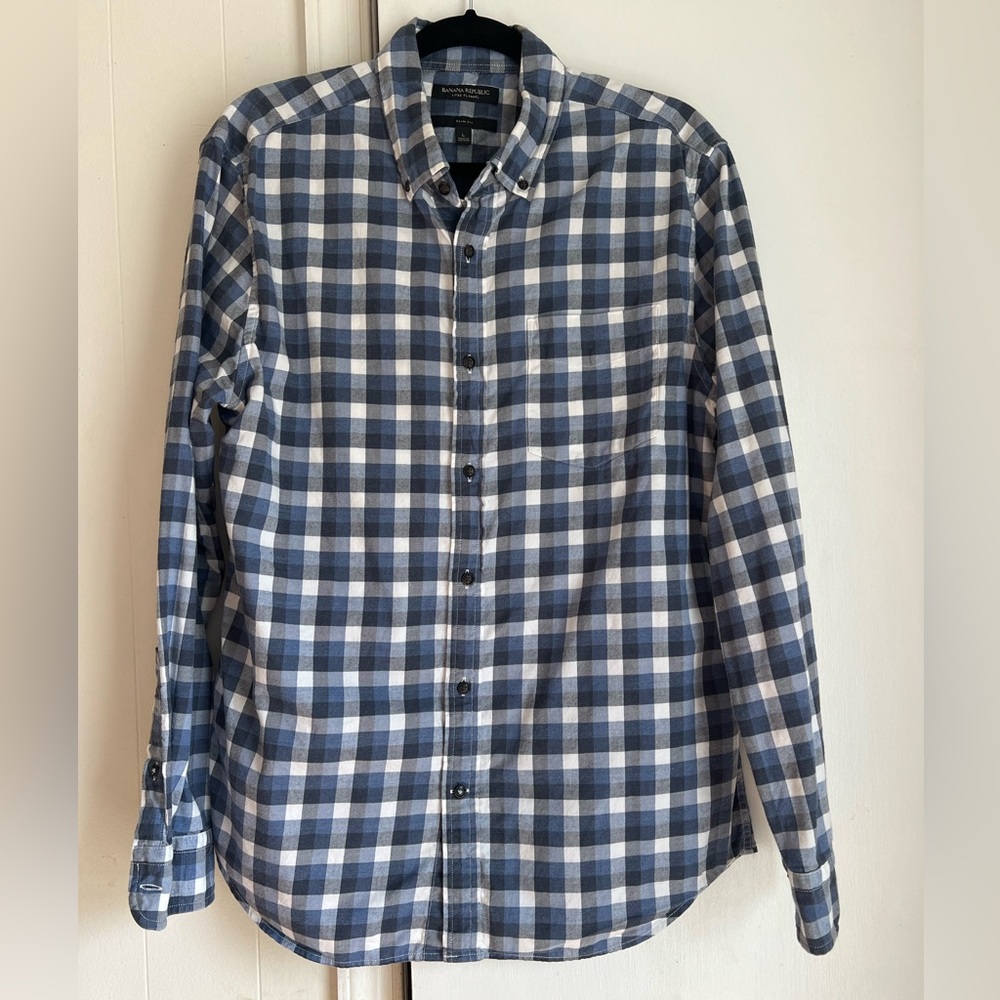 Men’s Banana Republic Luxe Flannel size large